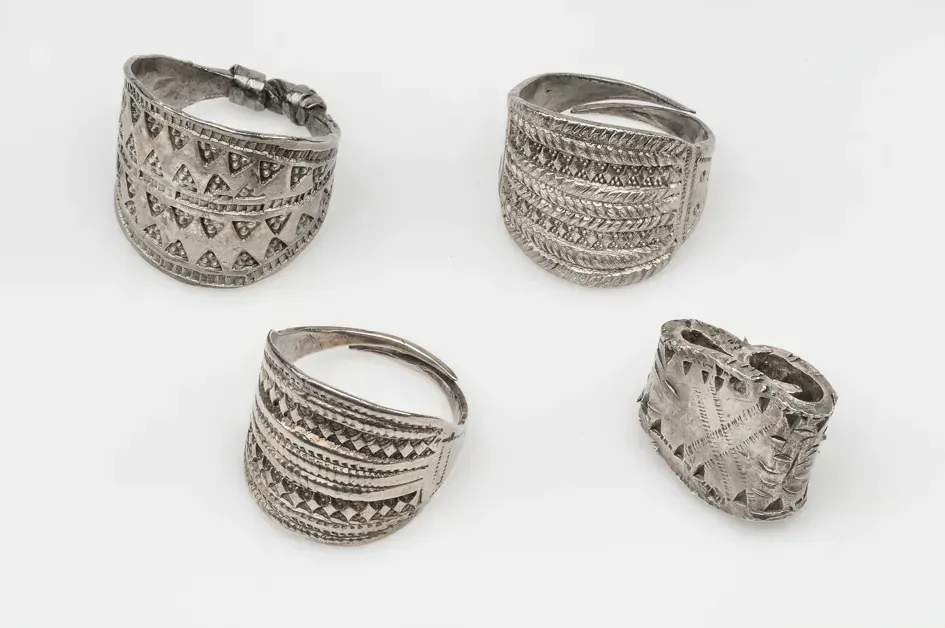 Ancient Viking rings. 