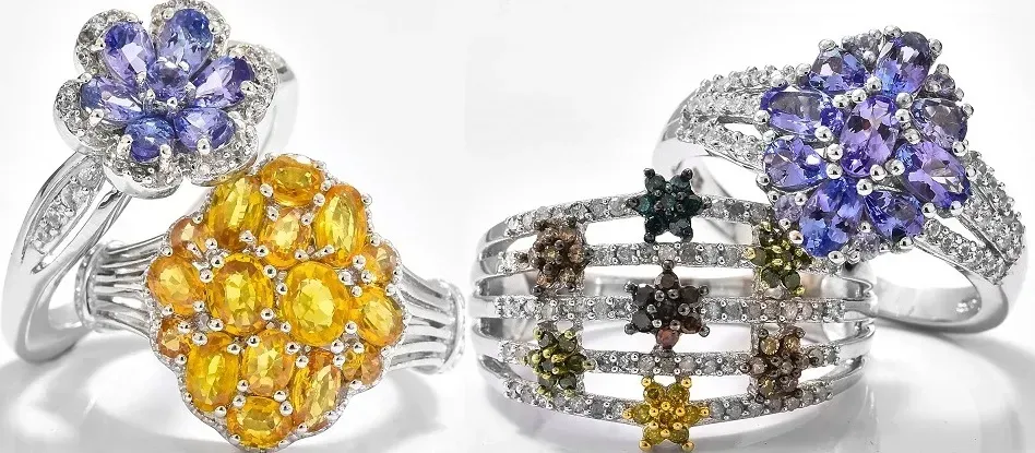 Gemstone rings