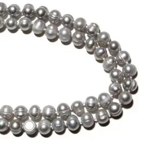 Pearl beaded necklaces