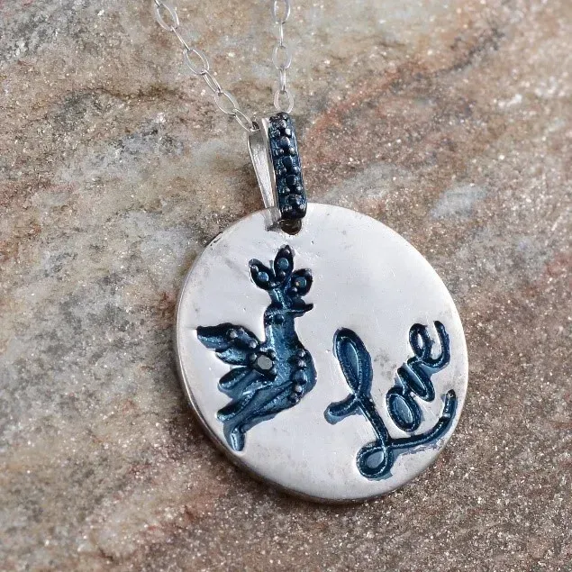 Engraved pendant