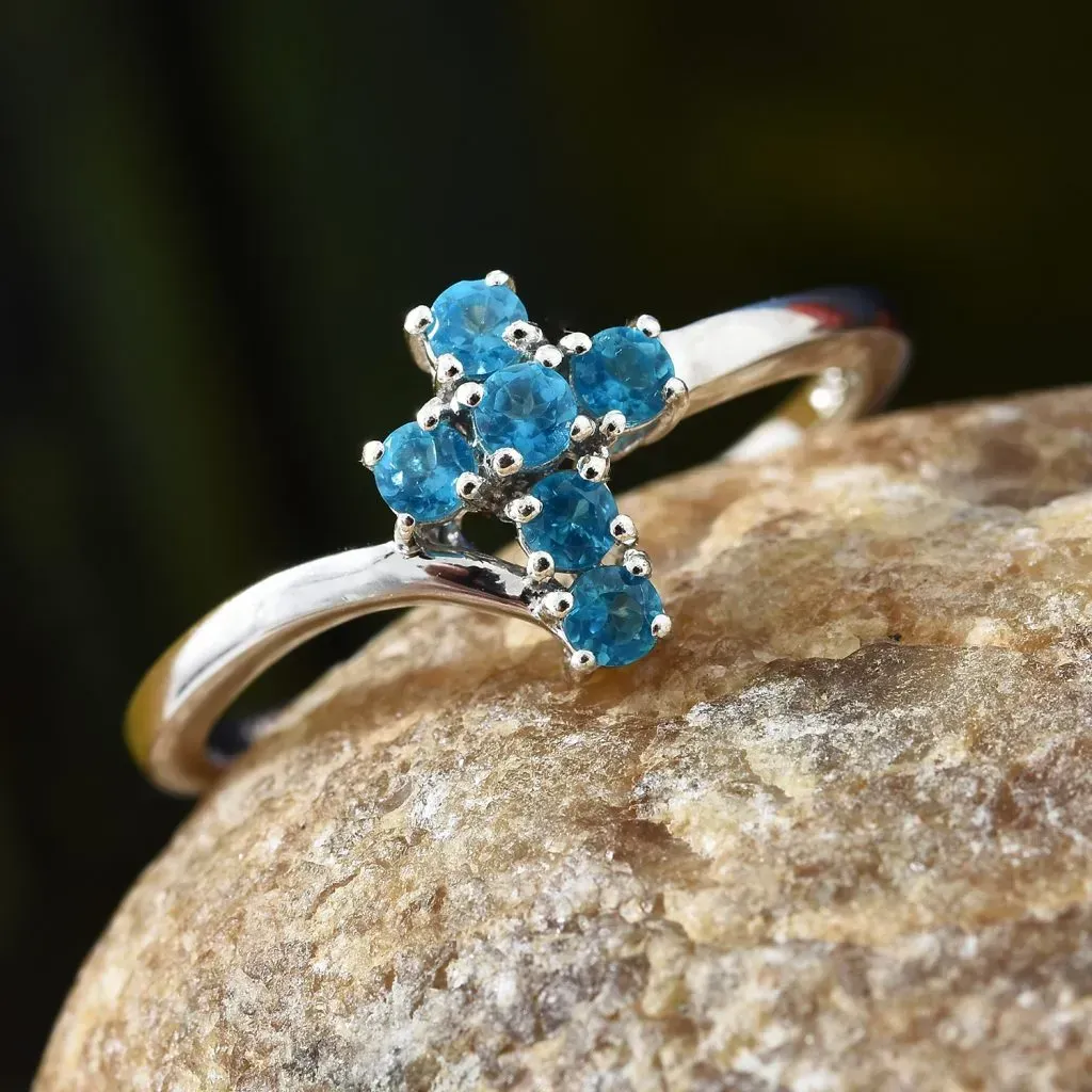 Blue cross ring