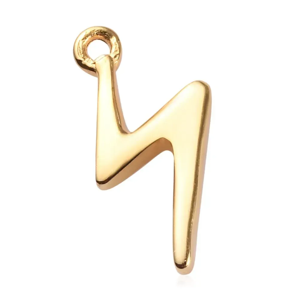 Lightning bolt charm.