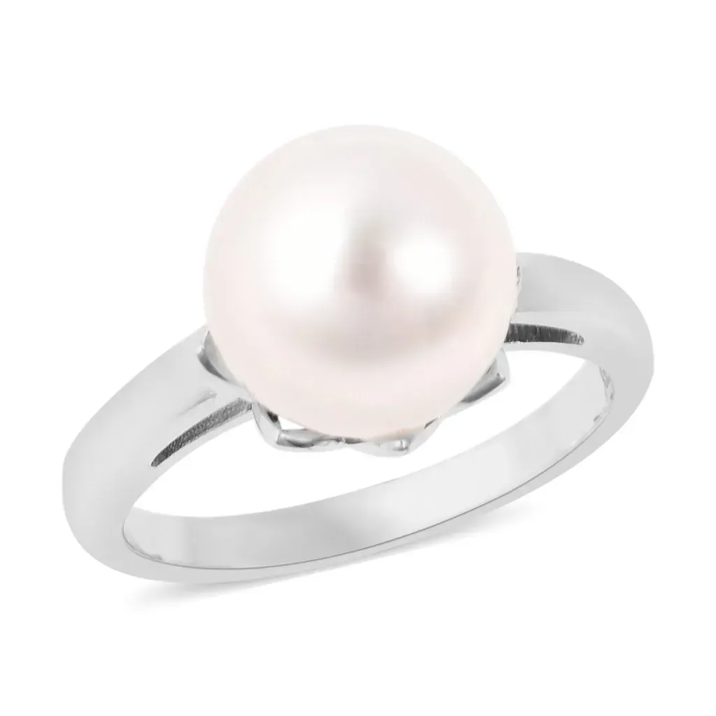 Galatea: Jewelry by Artist The Bible Pearl solitaire ring.