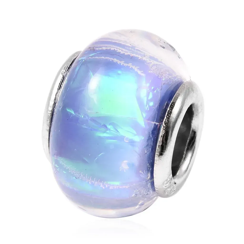 Glass bead charm.