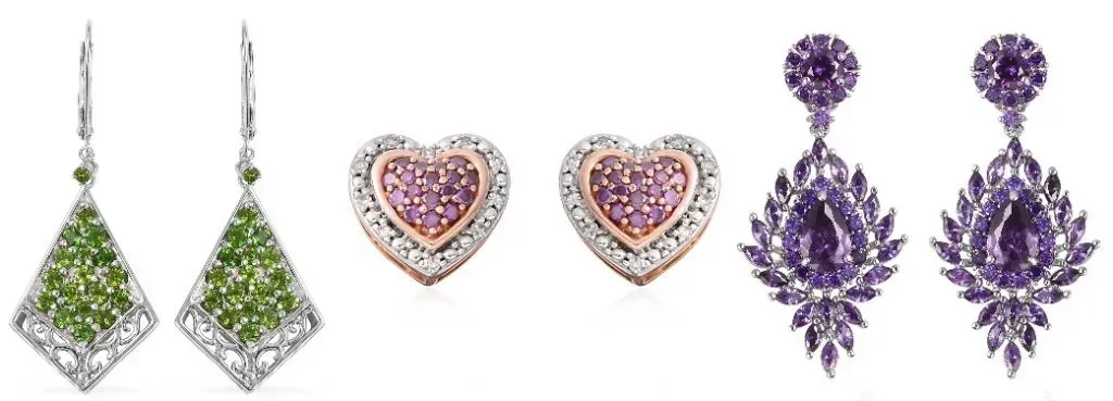 Collection of earrings