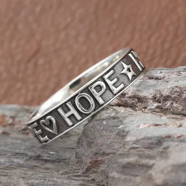 Hope engrave ring