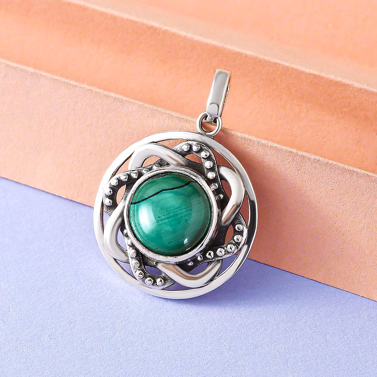 African Malachite Pendant.avif