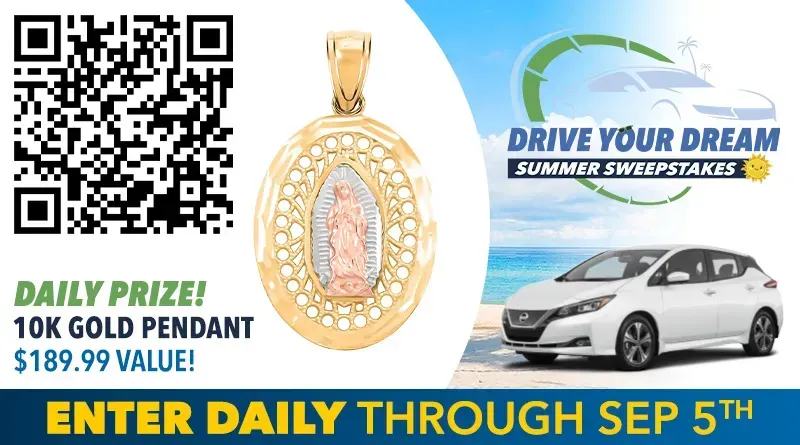 car sweepstakes gold prize