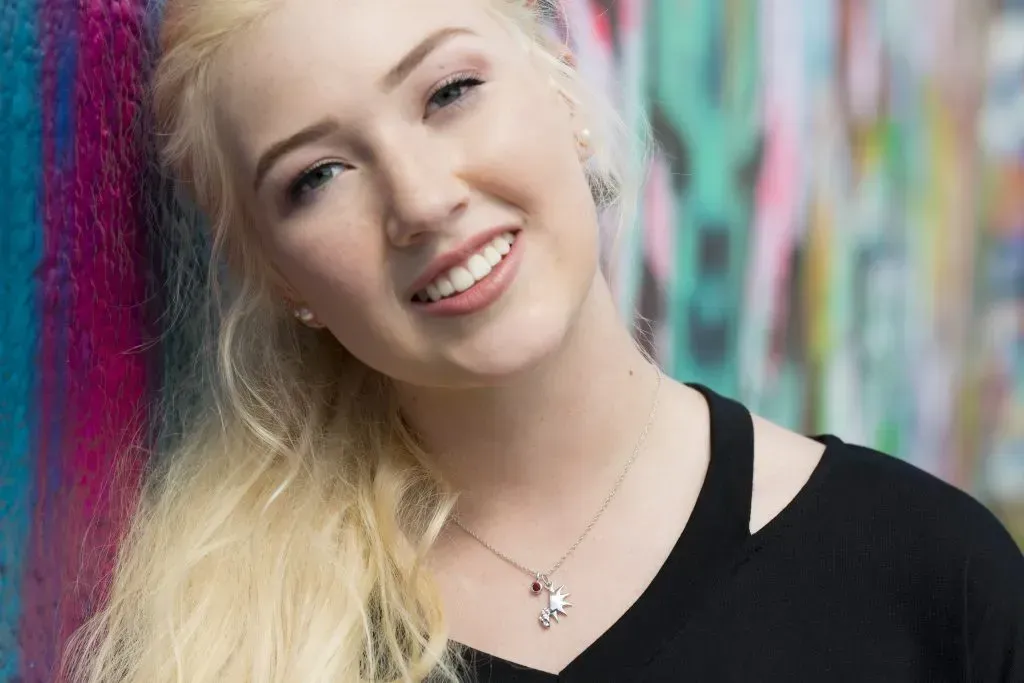 Teen jewelry designer Kasi Staab.