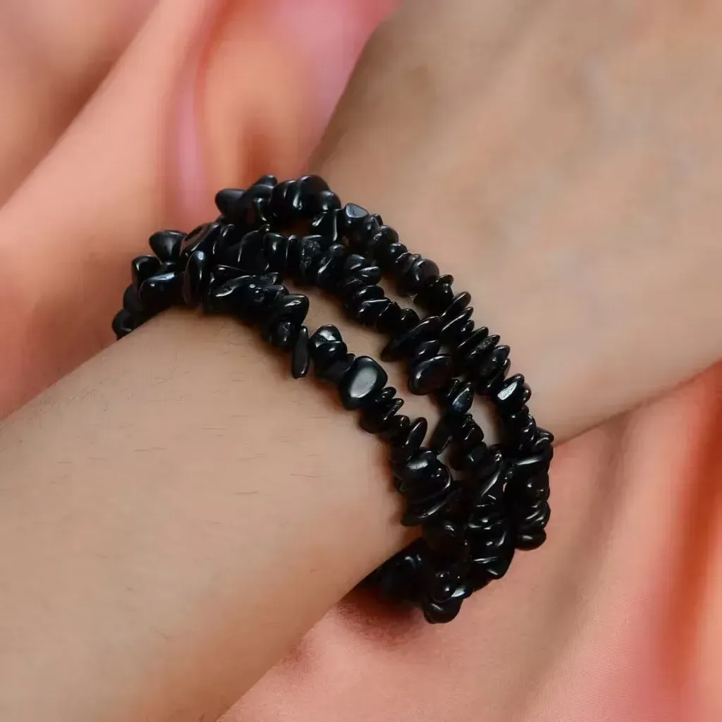 black tourmaline bracelet for protection from evil eye