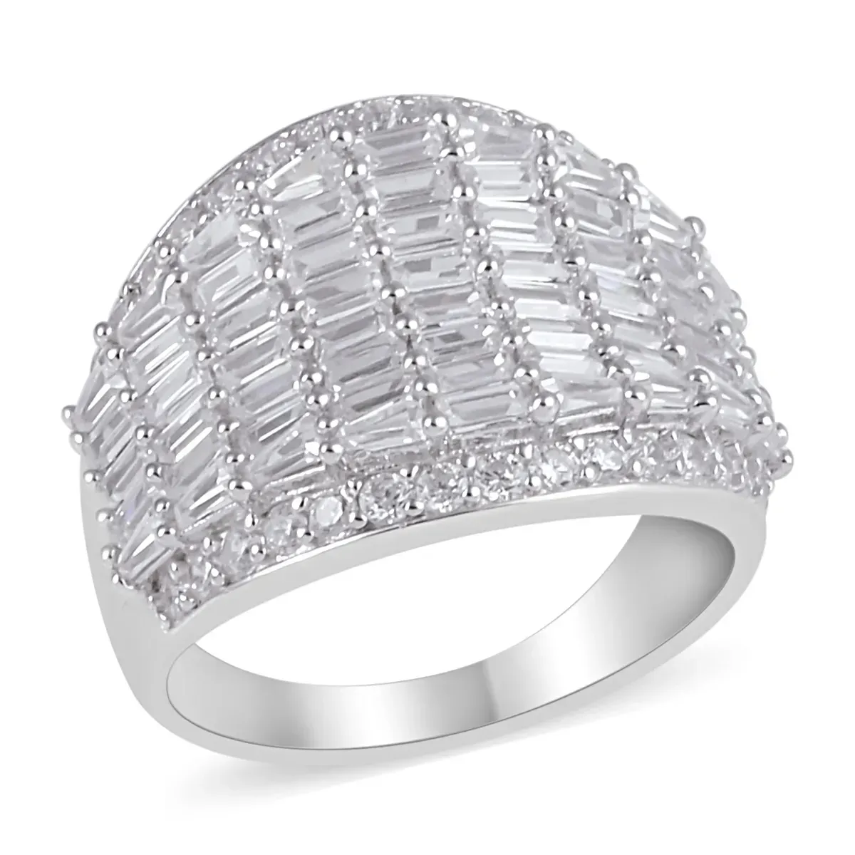 Lustro Stella cubic zirconia ring. 