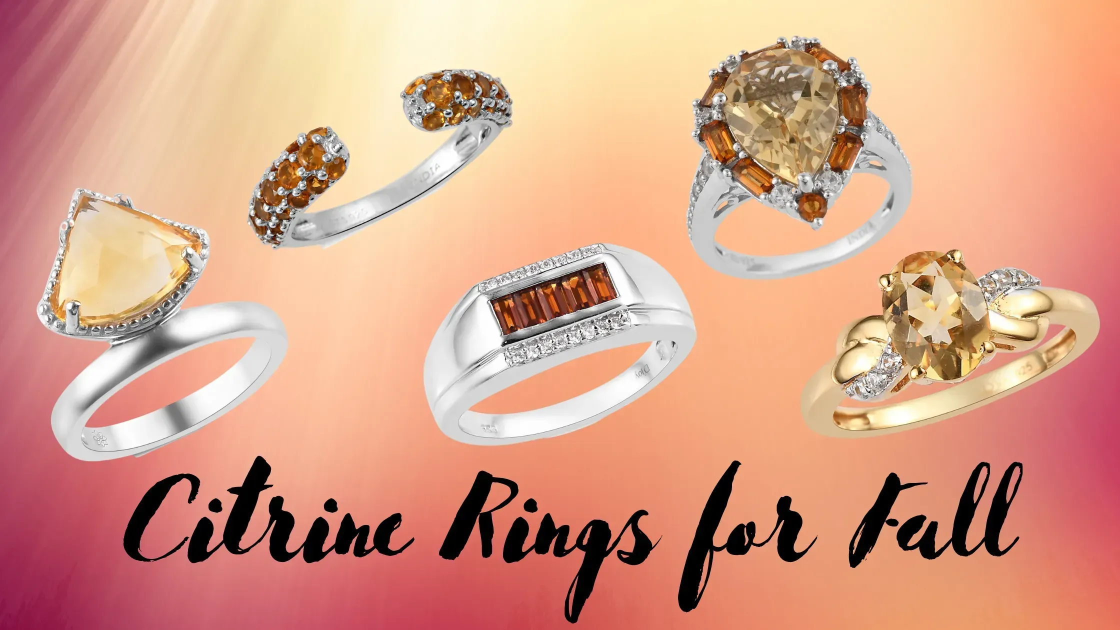CHOOSING A CITRINE RING FOR FALL 2020