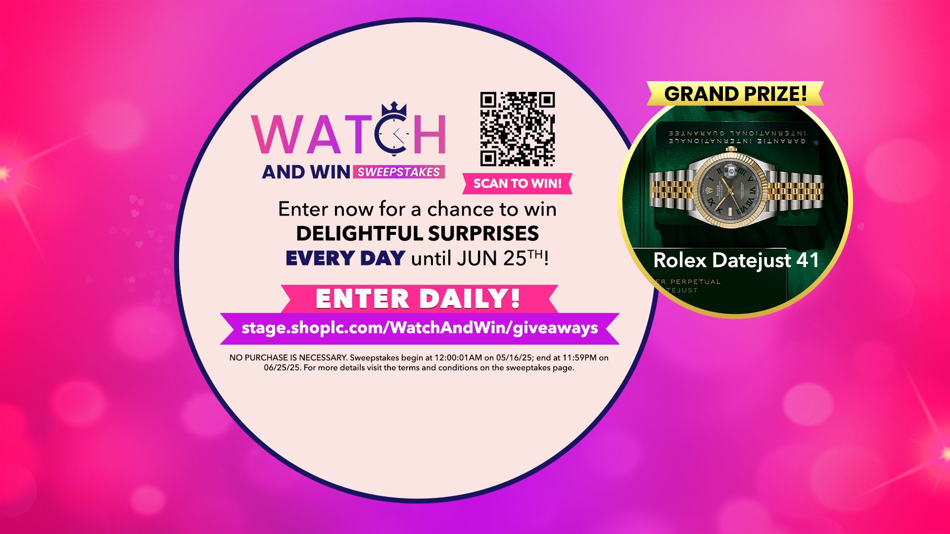Watch and Win a Rolex: This Online Sweepstakes will Sweep You Off Your Feet