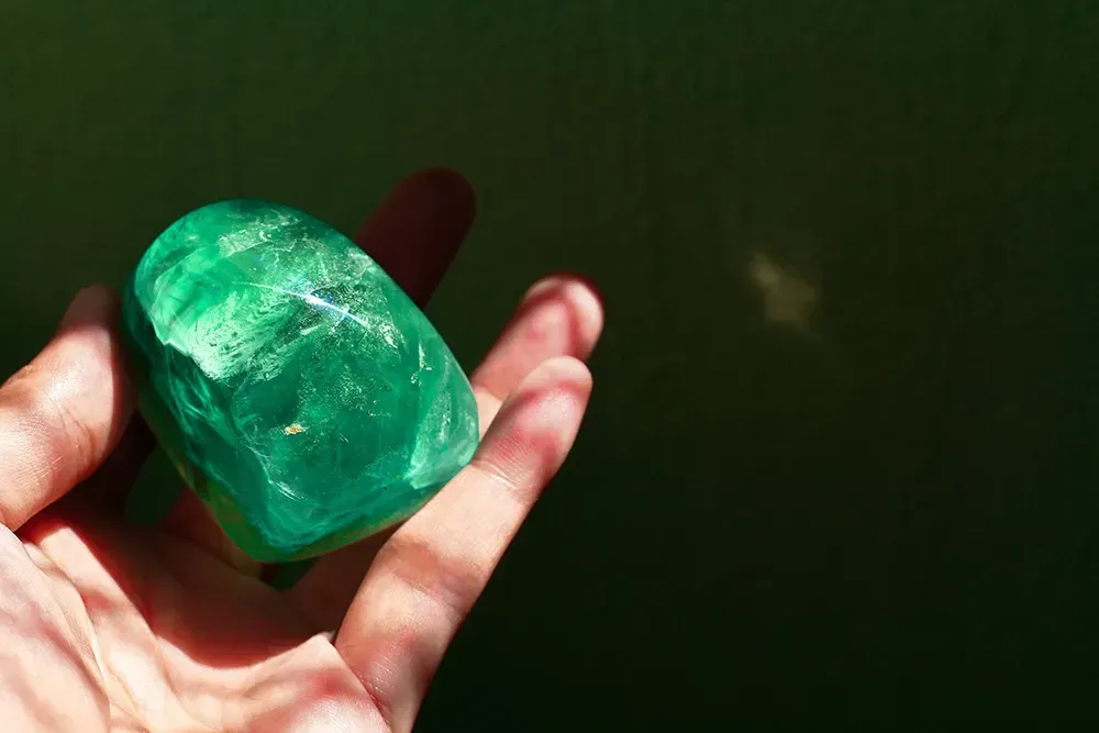 Grandidierite in raw form