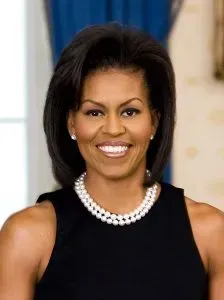 Official White House Michelle Obama portrait, 2009.