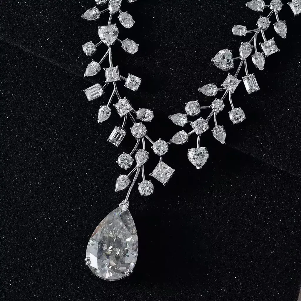 vintage necklace moissanite 
