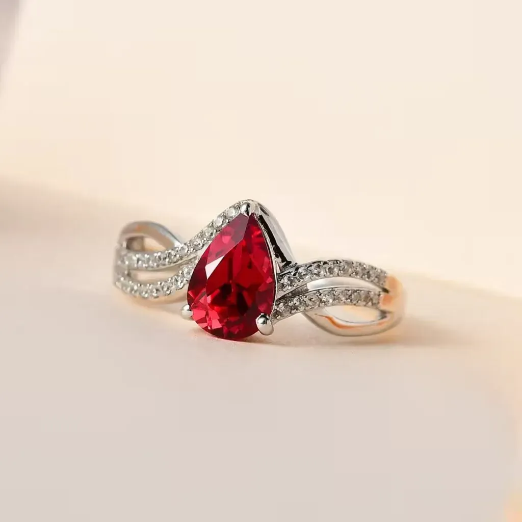 Padparadscha Sapphire Ring