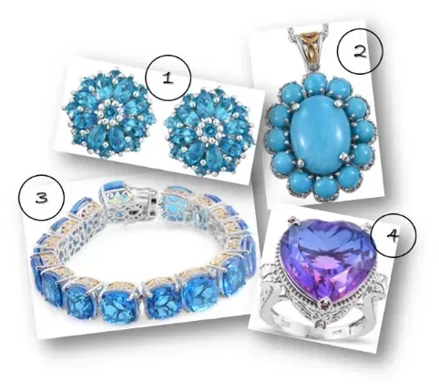 Malgache neon apatite floral stud earrings, turquoise pendant, quartz bracelet, fuchsia quartz heart ring.