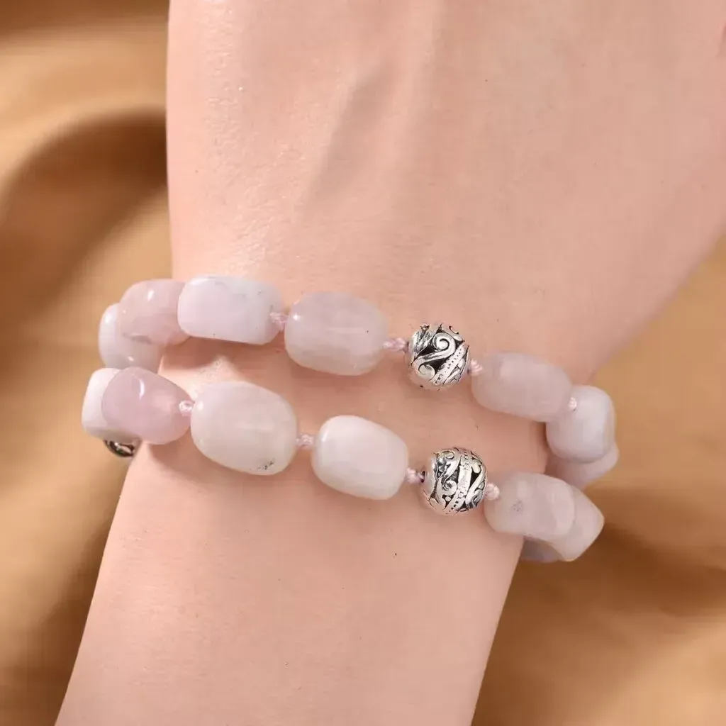 Rose Quartz beaded bracelet