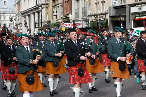 Live Band at St. Patrick's Day Parade.