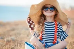 A nice summer hat is stylish and functional.