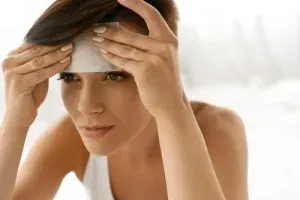 Blotting is a quick tip for avoiding unwanted shine.