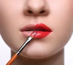 A subtle lip stain is a great alternative to heavy lip stick.