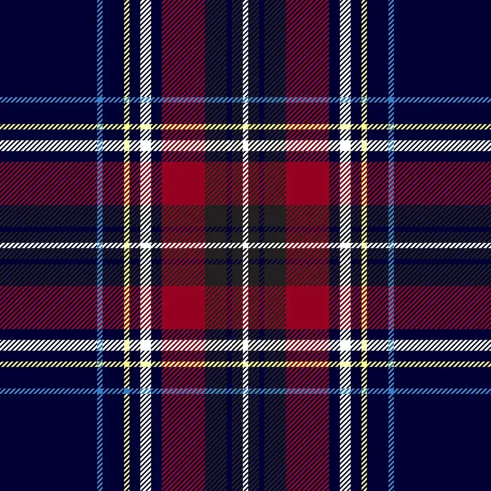 Tartan pattern.