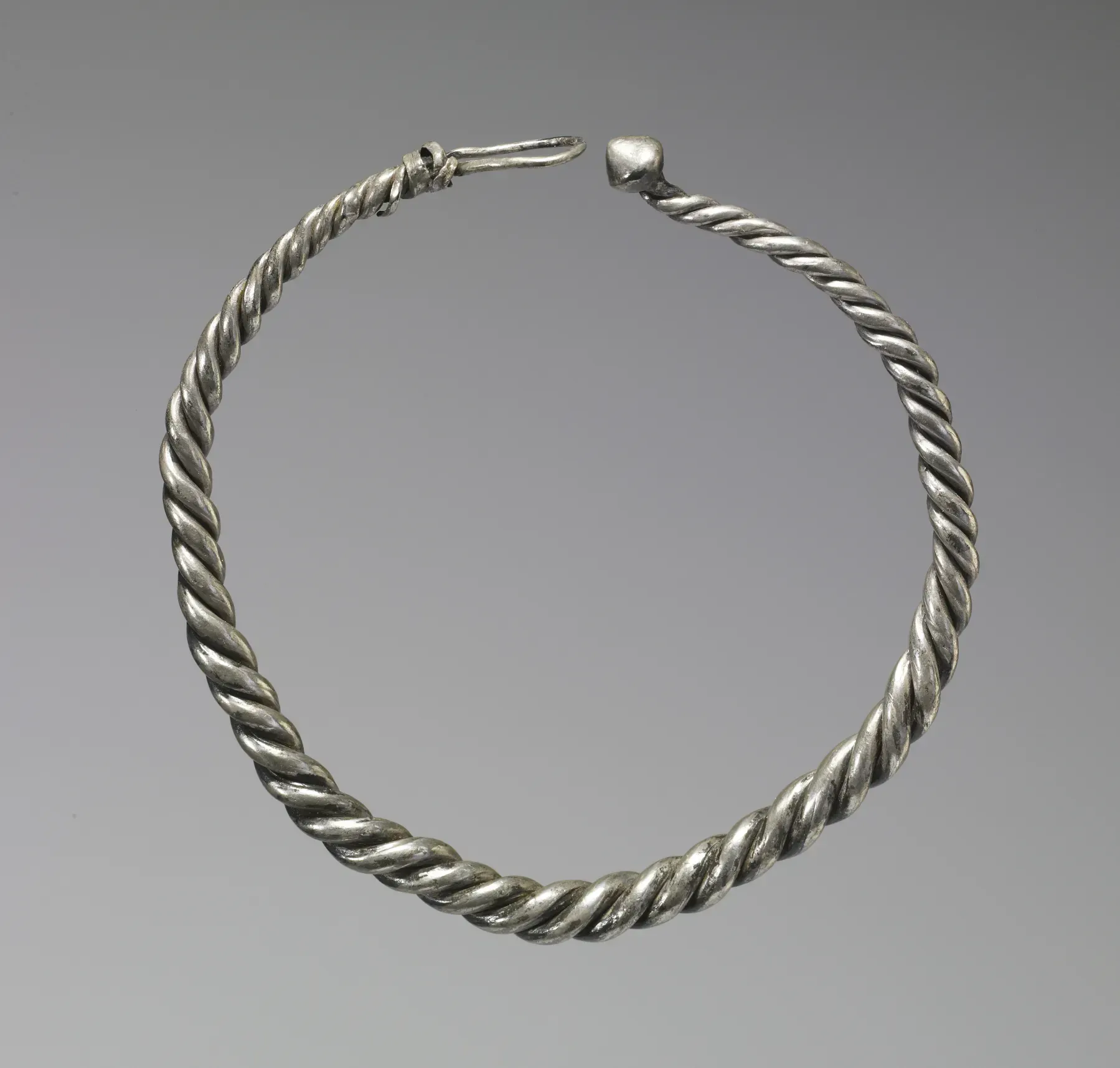 Ancient Viking neck ring. 