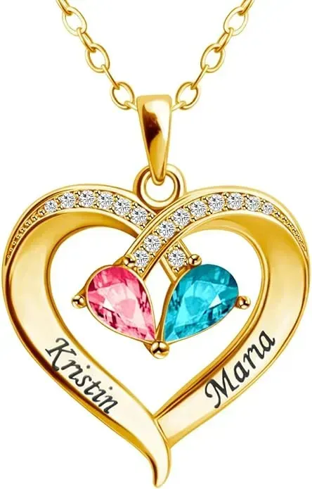 AGISLONE personalized heart pendant. 
