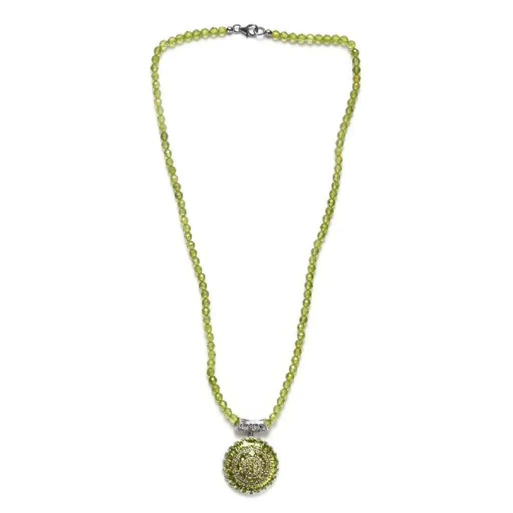 arizona peridot pendant necklace