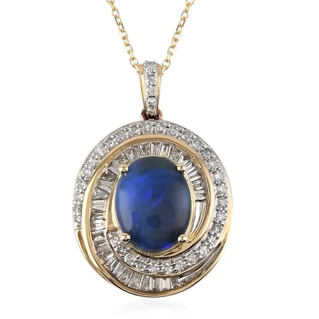 Rare and Collectible Lightning Ridge Black Opal Jewelry