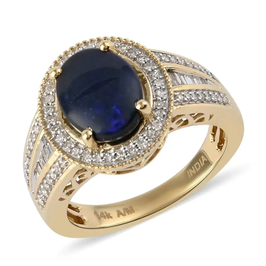 Black opal beauty.