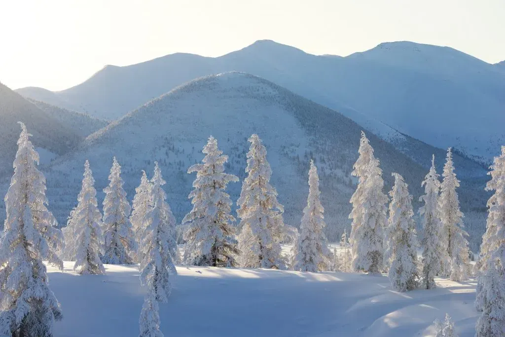 Rural Sakha during winter. 