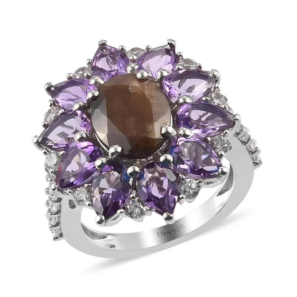 Chocolate sapphire ring. 