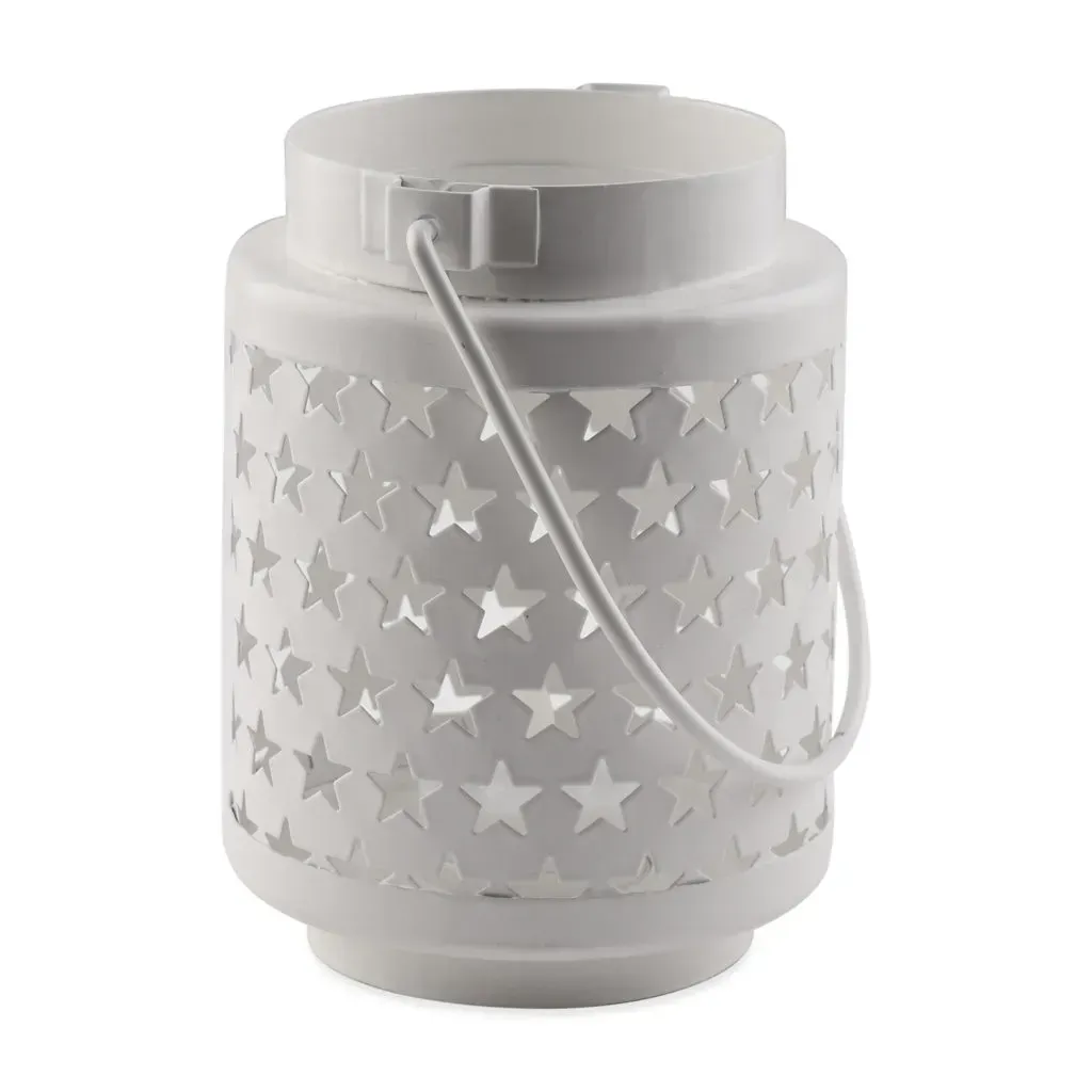 White decorative lantern. 
