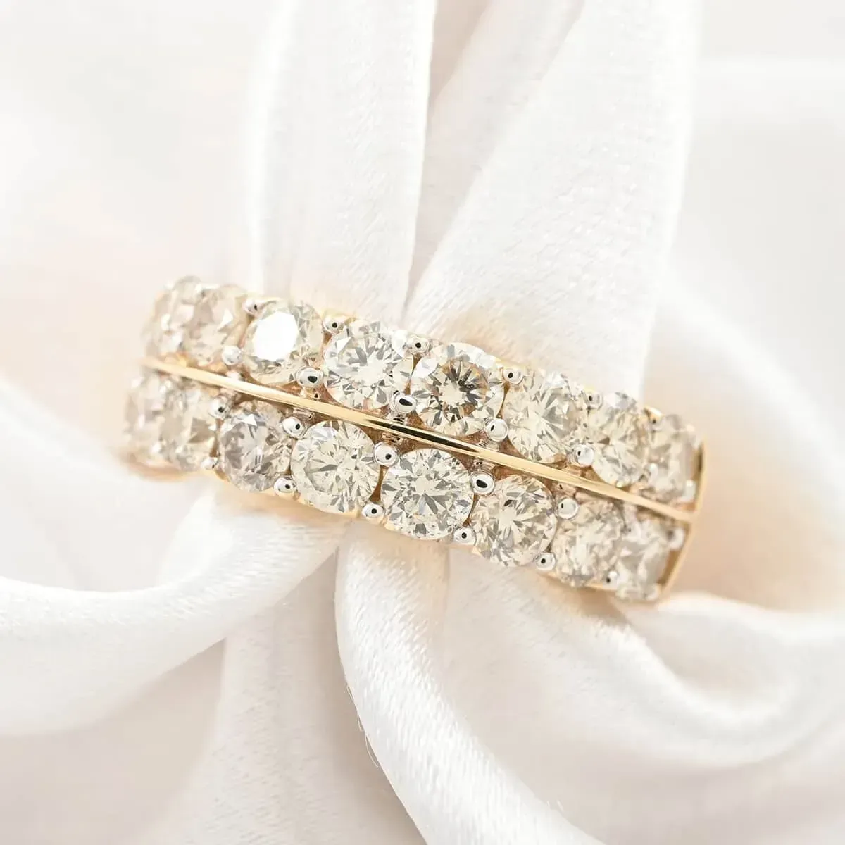 14K Yellow Gold Diamond Ring 