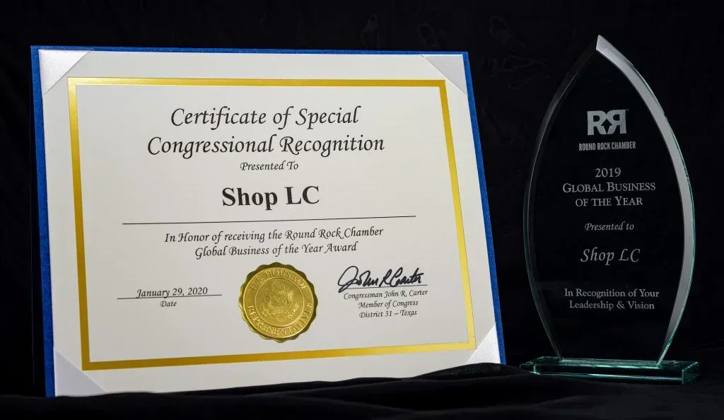 Shop LC Recognized as 2019 Global Business of the Year