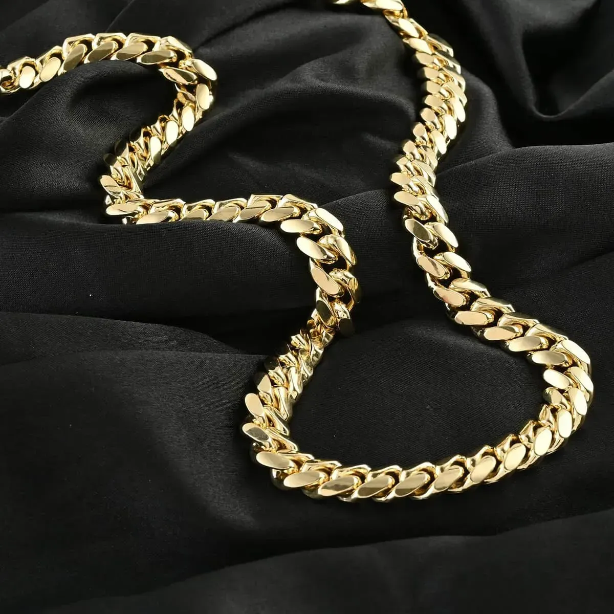 14K Yellow Gold 10mm Miami Cuban Chain Necklace 24 Inches 200 Grams