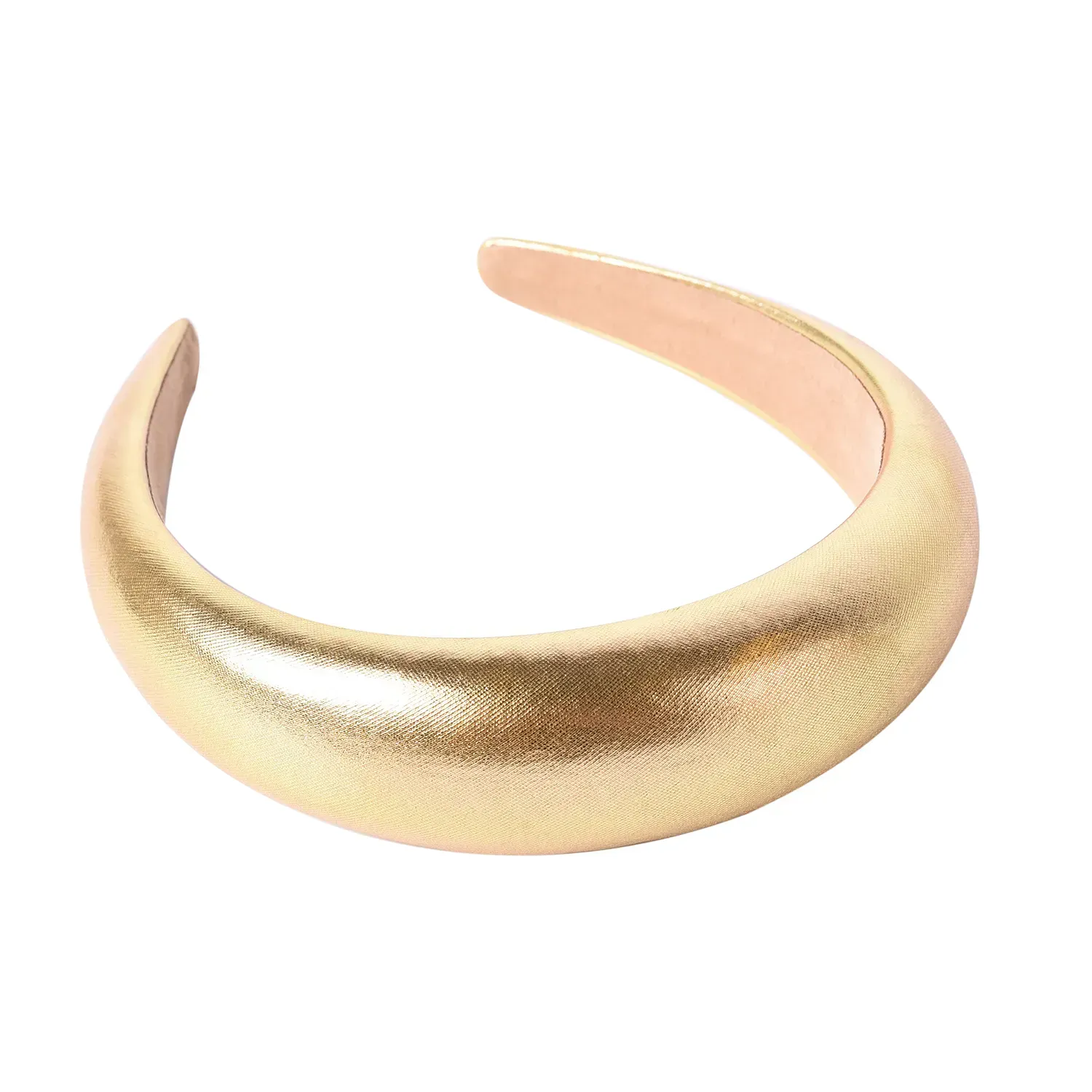 Gold padded headband