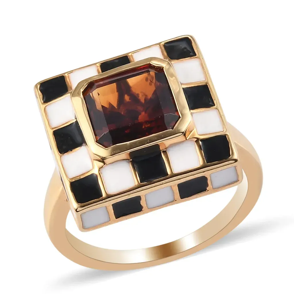 Giuseppe Perez Art Deco inspired ring. 
