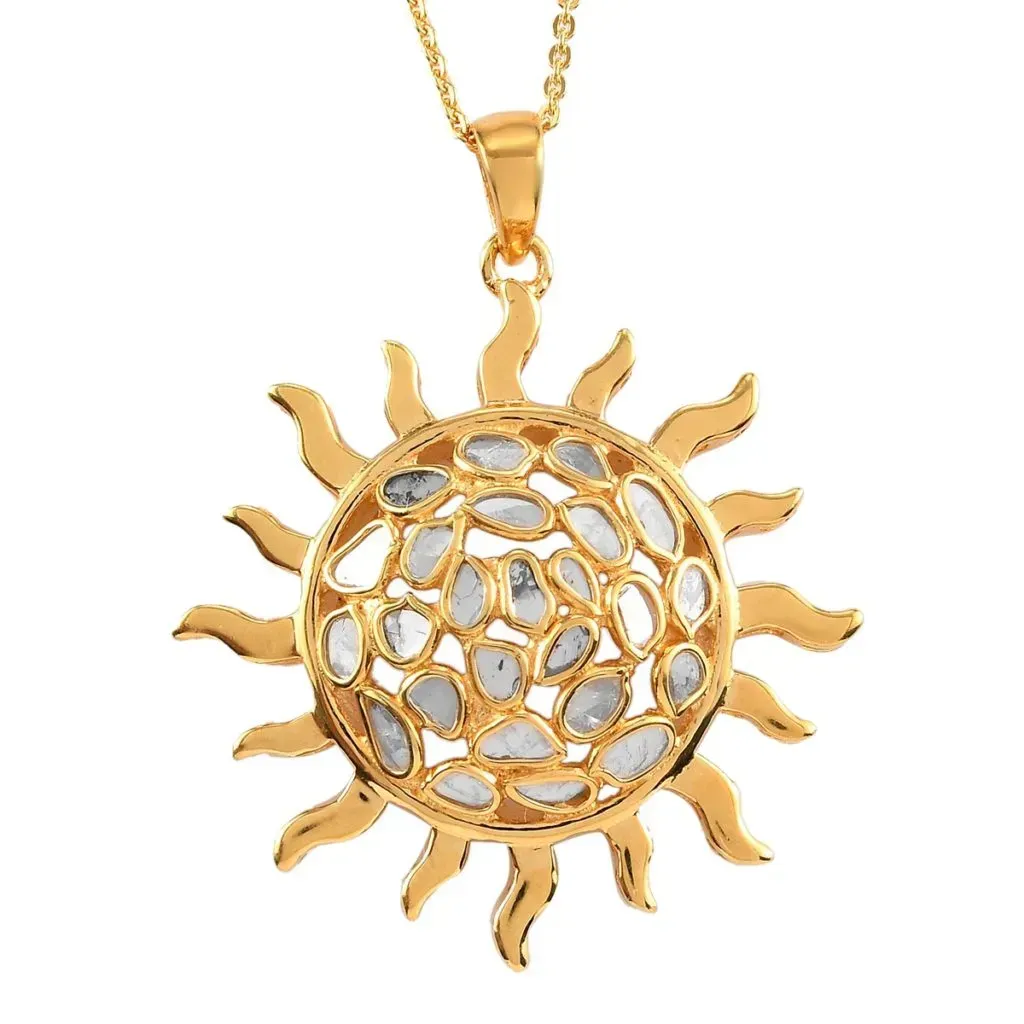 Giuseppe Perez celestial sun pendant.