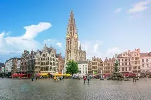 Antwerp, Belgium during the day.