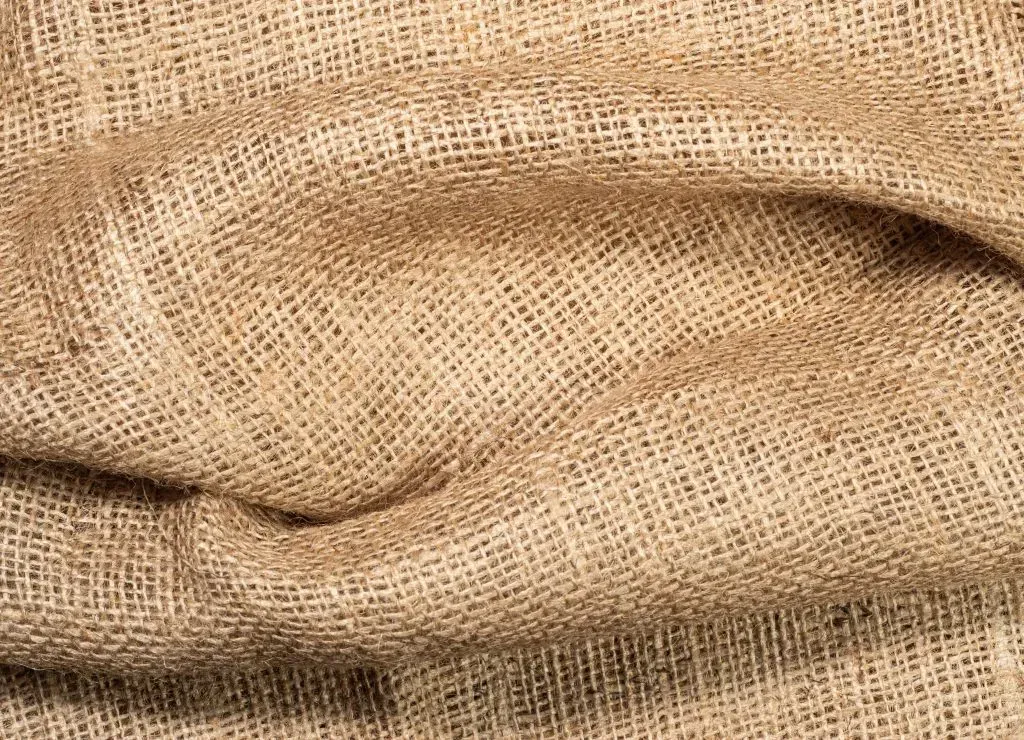 Fabric with hopsack texture.