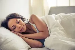 Woman asleep