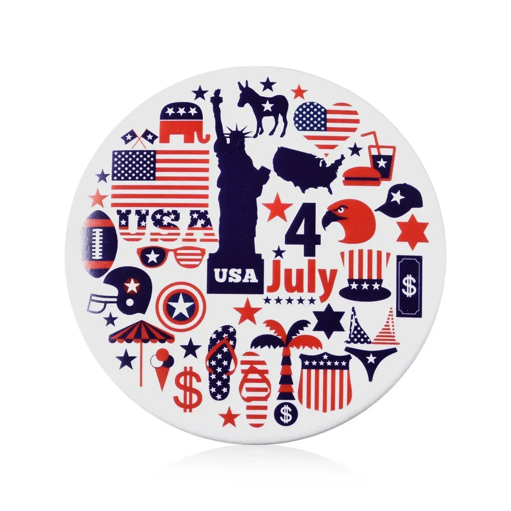 Independence Day brooch. 