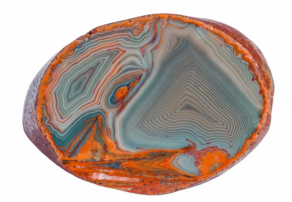 Cross-section of Lake Superior Agate.