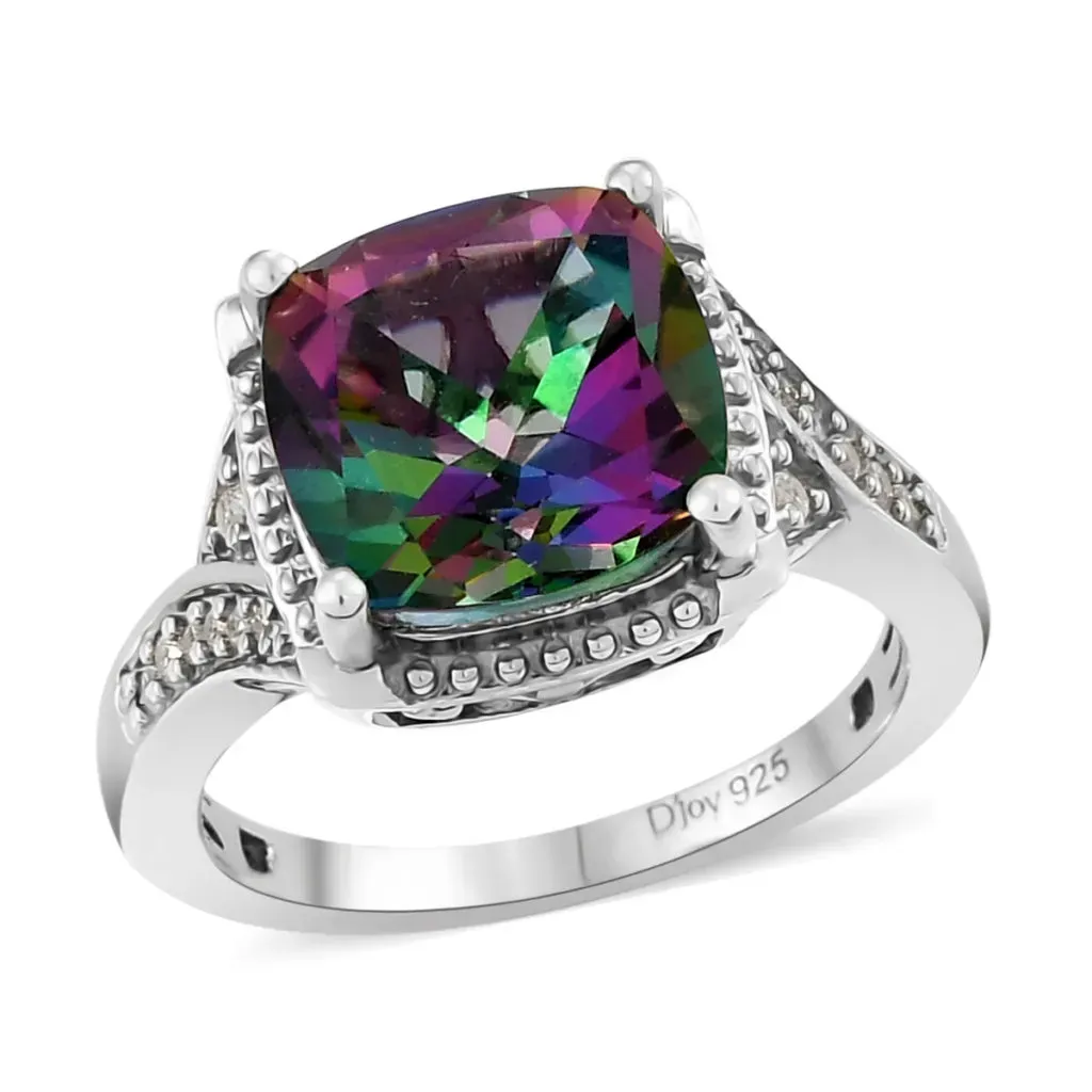 Faceted Mystic Topaz | Twin Rocks and Crystals