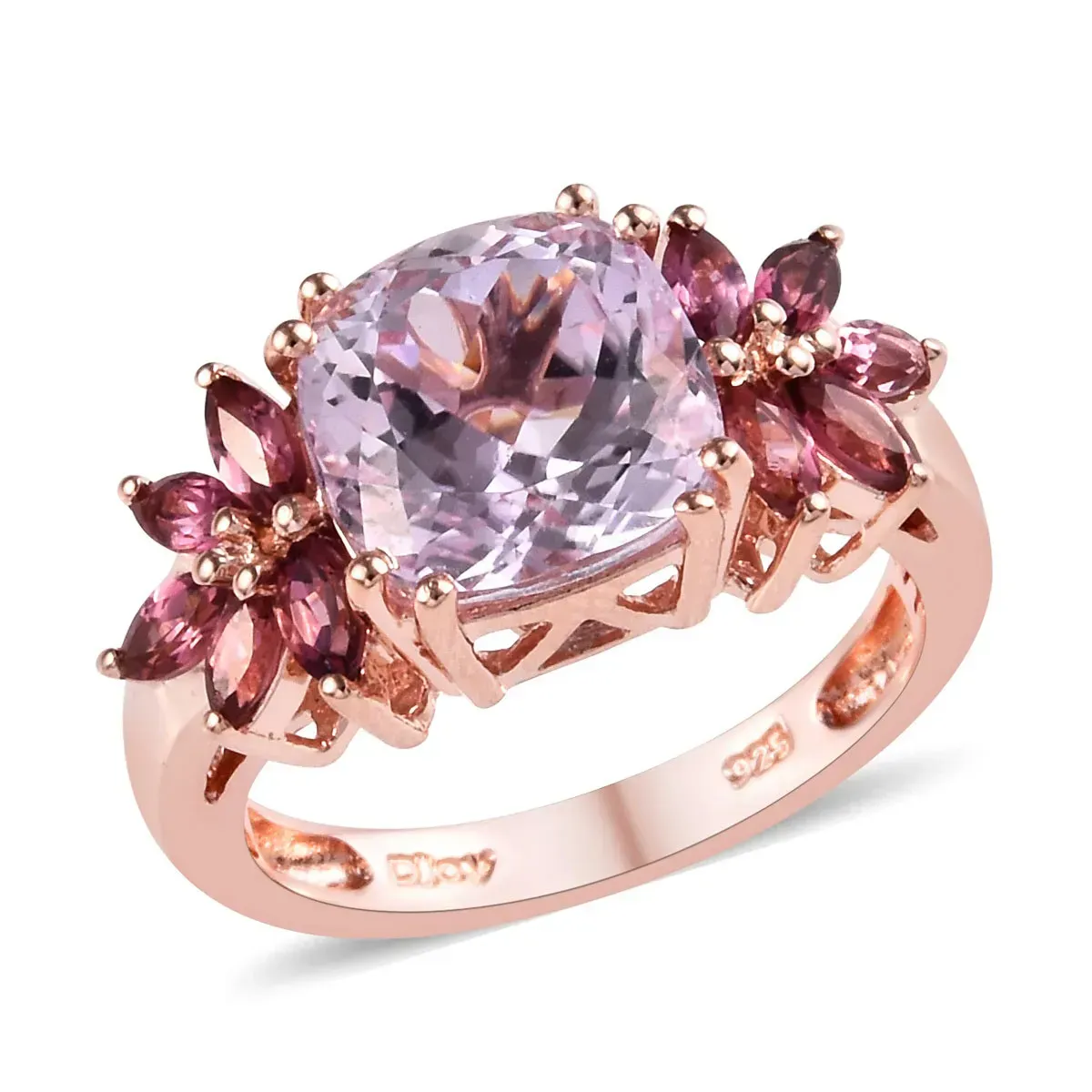 Kunzite cocktail ring.