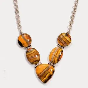Bumble Bee Jasper necklace.